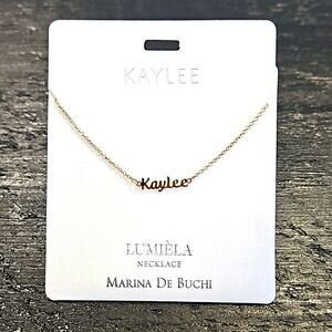 🌸 KAYLEE Script Name Chain Necklace 🌸